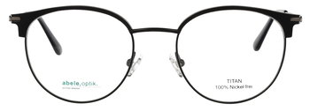 Das Bild zeigt die Korrektionsbrille 151061 von Abele Optik in Schwarz.