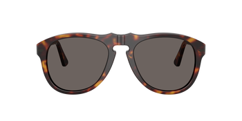 Das Bild zeigt die Persol Sonnenbrille PO0649 in havana von vorne.