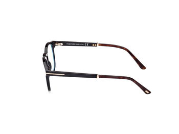 Das Bild zeigt die Korrektionsbrille FT5891-B 005 von der Marke Tom Ford in schwarz.