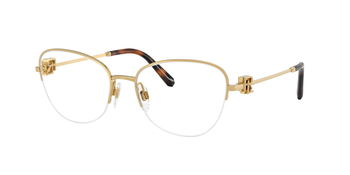 Das Bild zeigt die Korrektionsbrille RL5129 von der Marke Ralph Lauren in Hellgold.