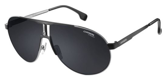 Das Bild zeigt die Sonnenbrille Carrera1005/S TI7 von der Marke Carrera in grau.