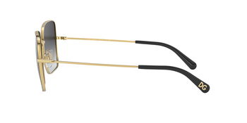 Auf diesem Bild sehen Sie die Sonnenbrille 0DG2242 von Dolce & Gabbana in Gold.