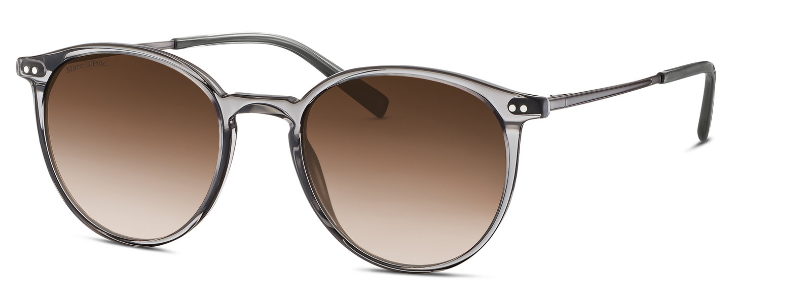 Das Bild zeigt die Sonnenbrille 506183 30 von der Marke Marc o´polo in transparent.