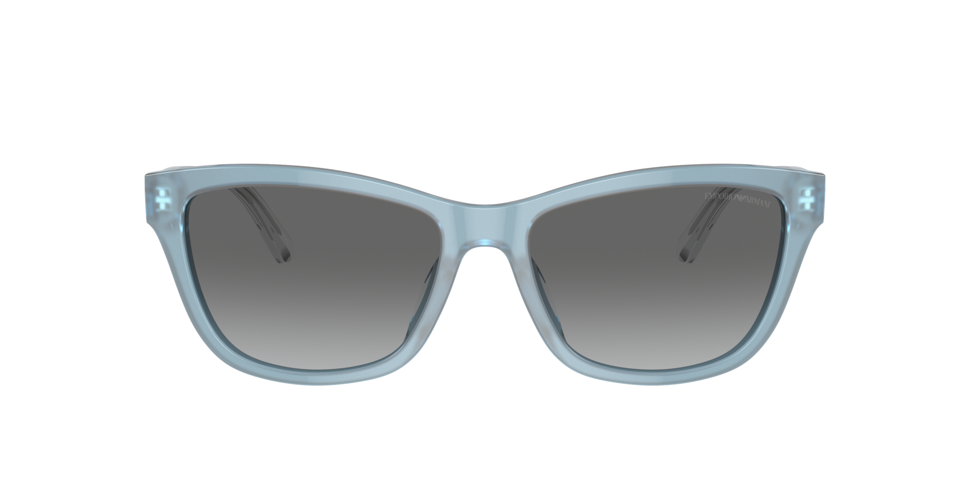 Das Bild zeigt die Sonnenbrille EA4227U 609611 von der Marke Emporio Armani in azurblau.