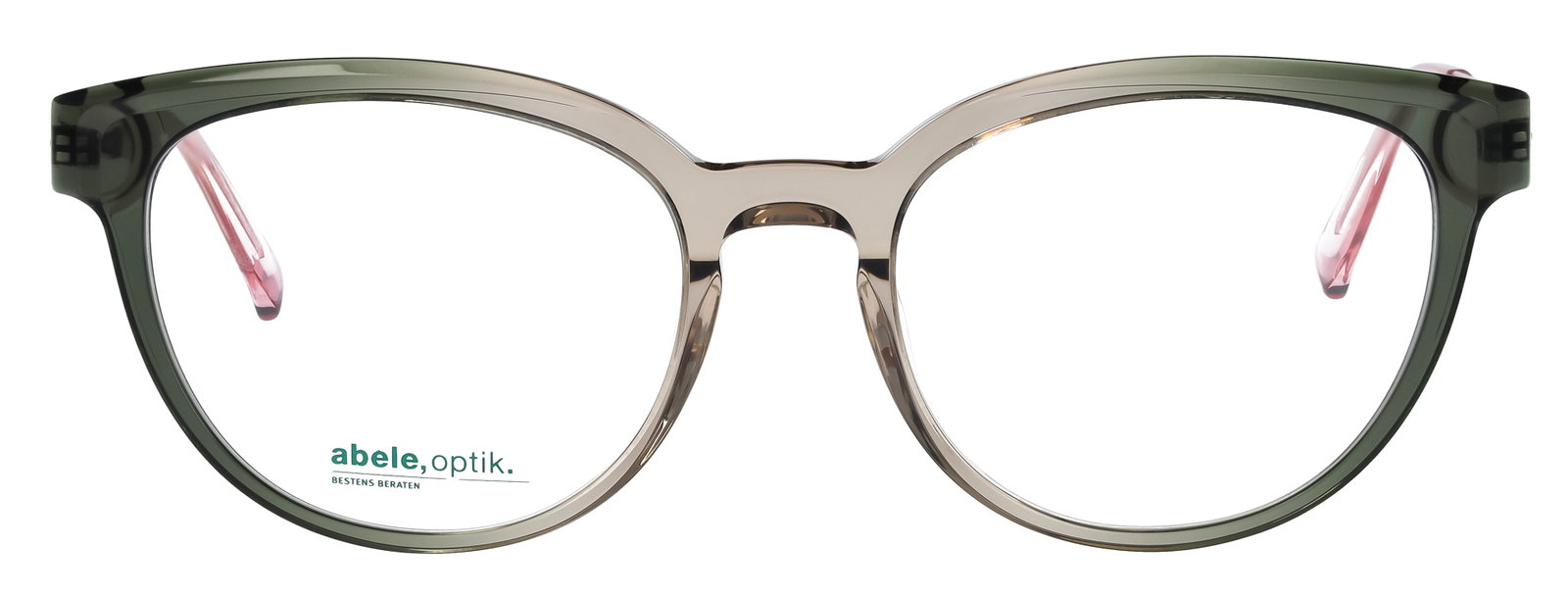 Das Bild zeigt die Brille 149121 von der Marke Abele Optik in gun-braun transparent.