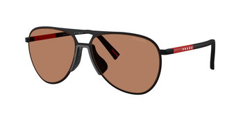 Prada Linea Rossa Sonnenbrille 0PS 53ZS für Herren in schwarz