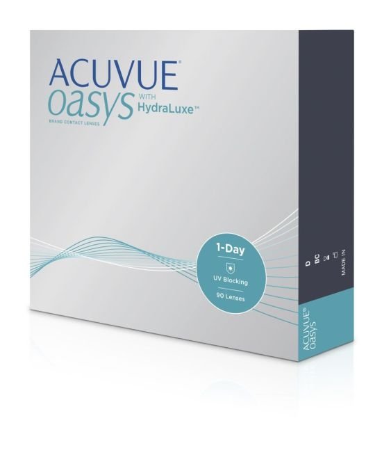 Jetzt die Acuvue Oasys 1-Day with HydraLuxe Kontaktlinse entdecken!