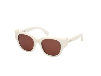 Max Mara Sonnenbrille CLIP für Damen in Weiß MM0138 21E