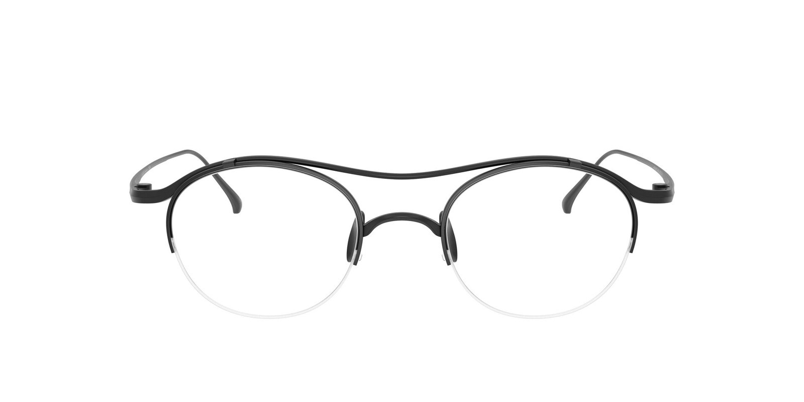 zu sehen ist die Korrektionsbrille 0AR5158T von Giorgio Armani in der Farbe Schwarz.