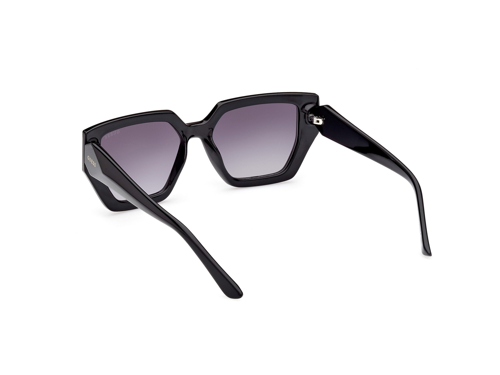 Das Bild zeigt die Sonnenbrille GU7896 01B von der Marke Guess in schwarz.