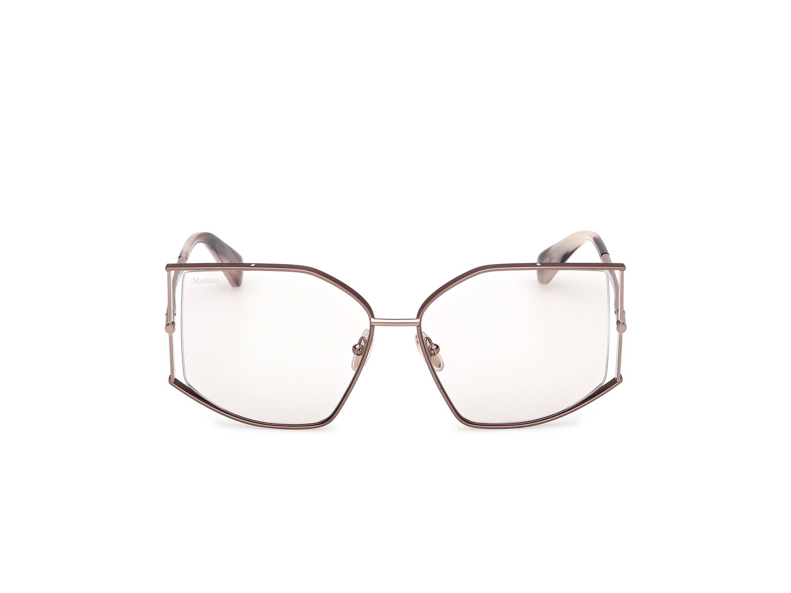 Das Bild zeigt die Sonnenbrille MM0142 von der Marke Max Mara in Dunkelbronze.