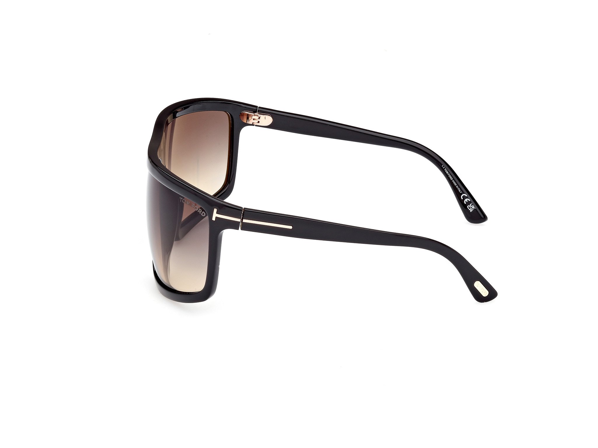  Tom Ford Sonnenbrille Clint-02 in schwarz FT1066 01B