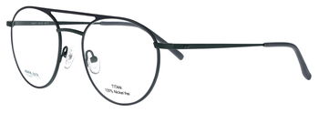 Abele Optik Brille für Herren in mattem Dunkelgrün 149471