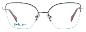 Das Bild zeigt die Korrektionsbrille 143251 von der Marke Abele Optik in grau beige.