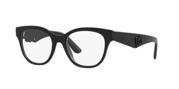 Dolce & Gabbana Brille für Damen DG3371 2525 51 Schwarz matt