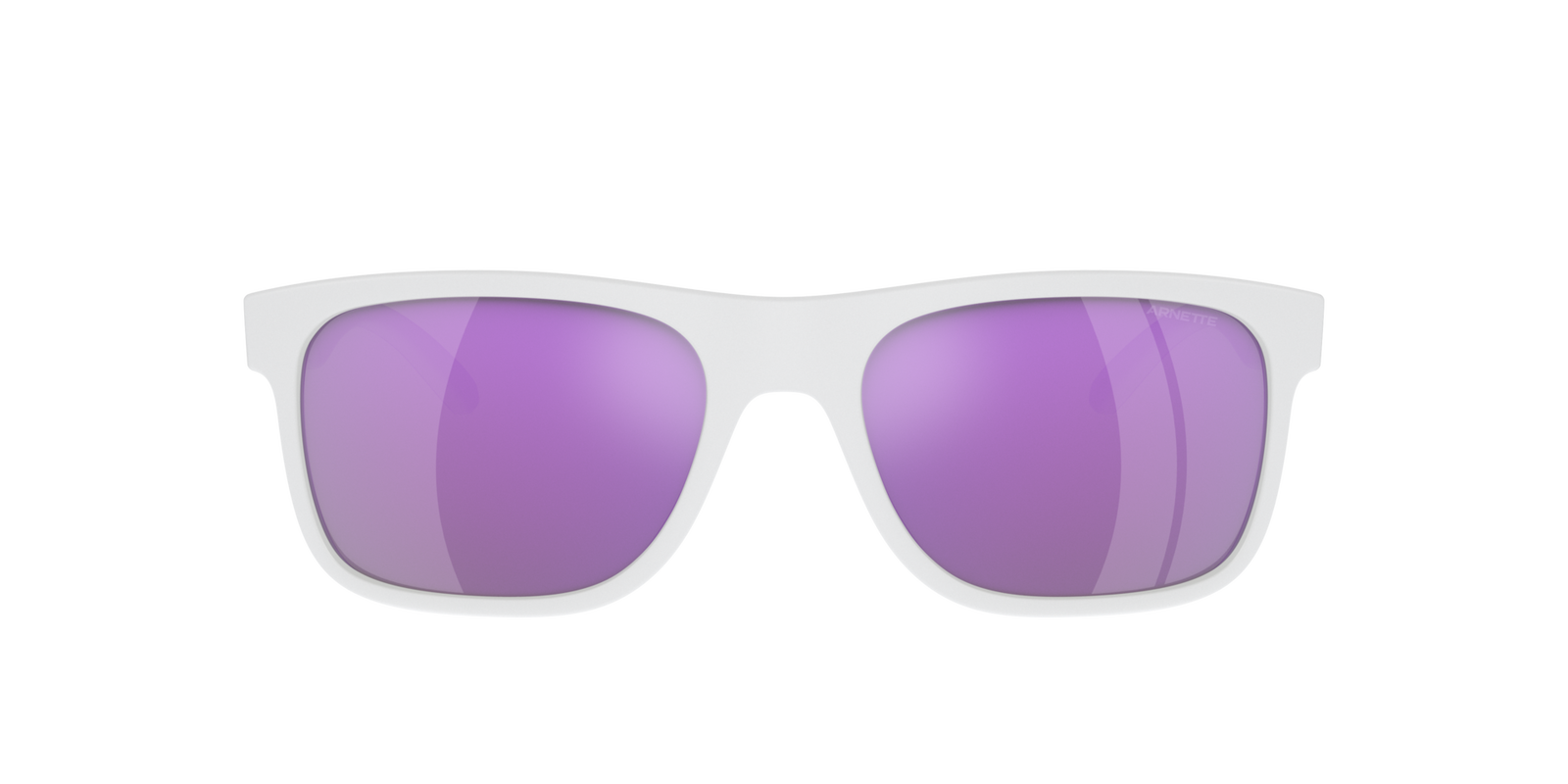 Das Bild zeigt die Sonnenbrille AN4341 27794V von der Marke Arnette in weiß.
