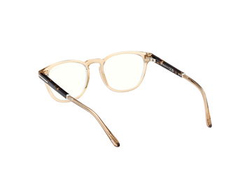 Das Bild zeigt die Korrektionsbrille FT5890-B 047 von der Marke Tom Ford in gold.