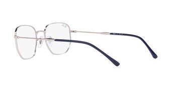 Das Bild zeigt die Korrektionsbrille RX6496 2501 von der Marke Ray Ban in Silber.