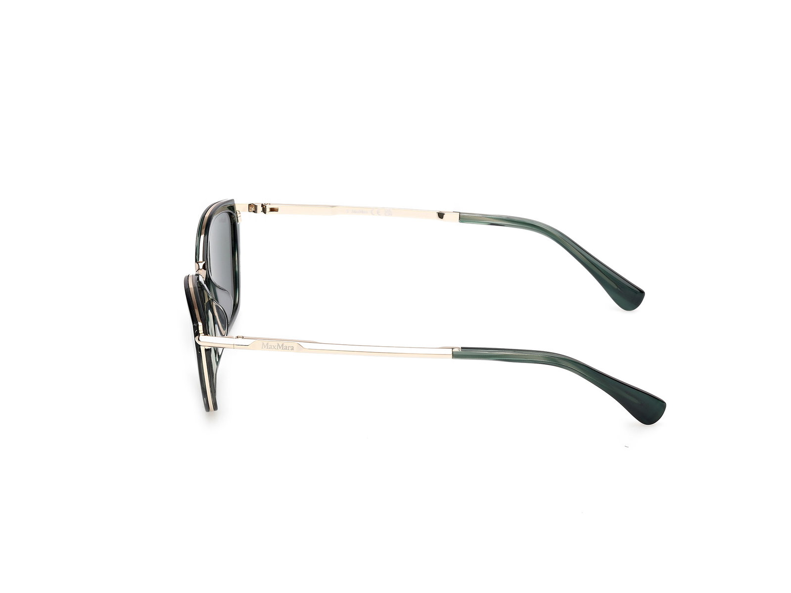 Das Bild zeigt die Sonnenbrille MM0162 von der Marke Max Mara in Grün.