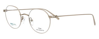 abele optik Brille für Damen in matt gold/créme 147491