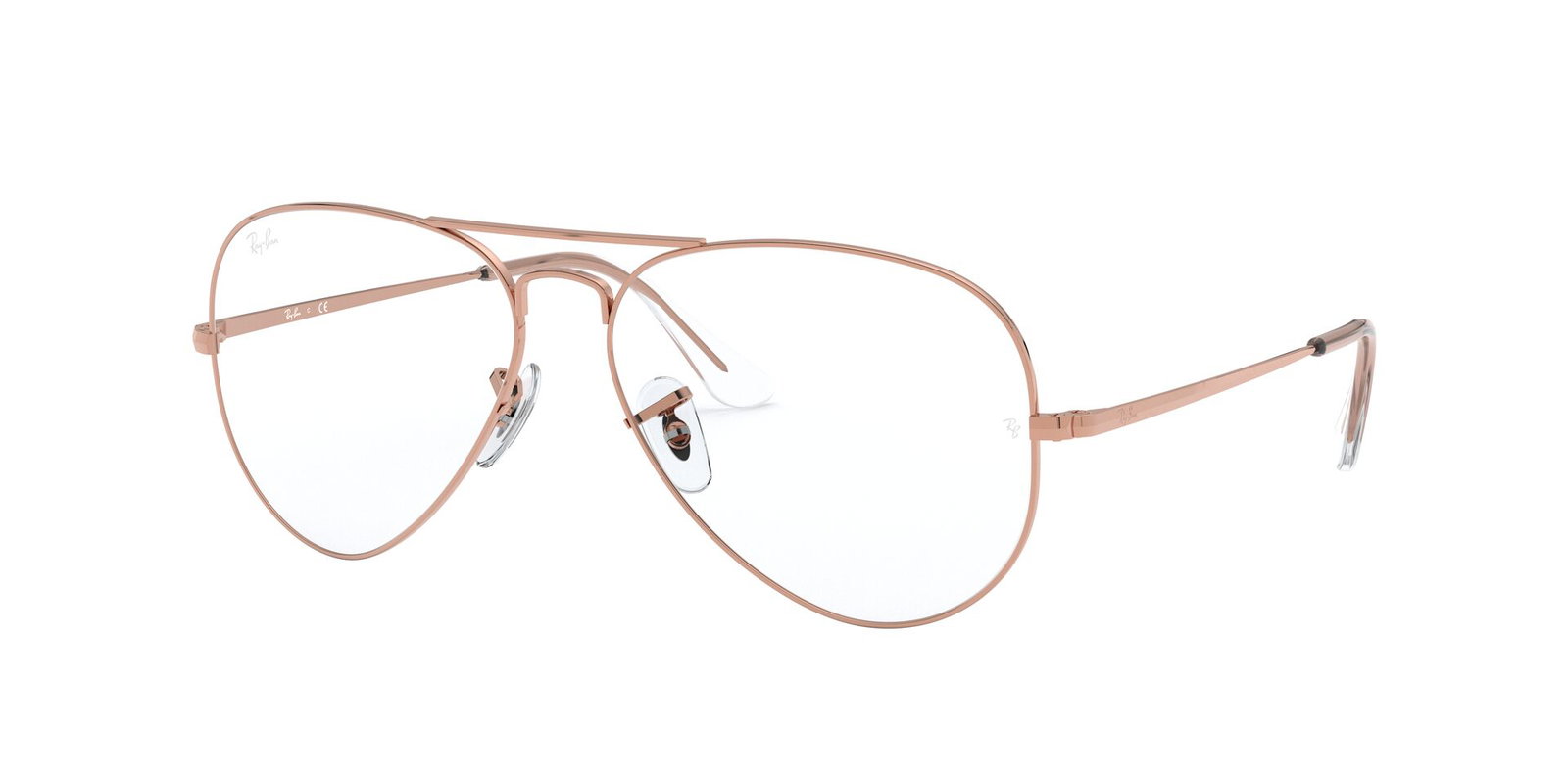 Das Bild zeigt die Korrektionsbrille RX6489 3094 von der Marke Ray-Ban in Rotgold.