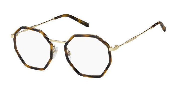 Das Bild zeigt die Korrektionsbrille 538 086 von der Marke Marc Jacobs in havanna.