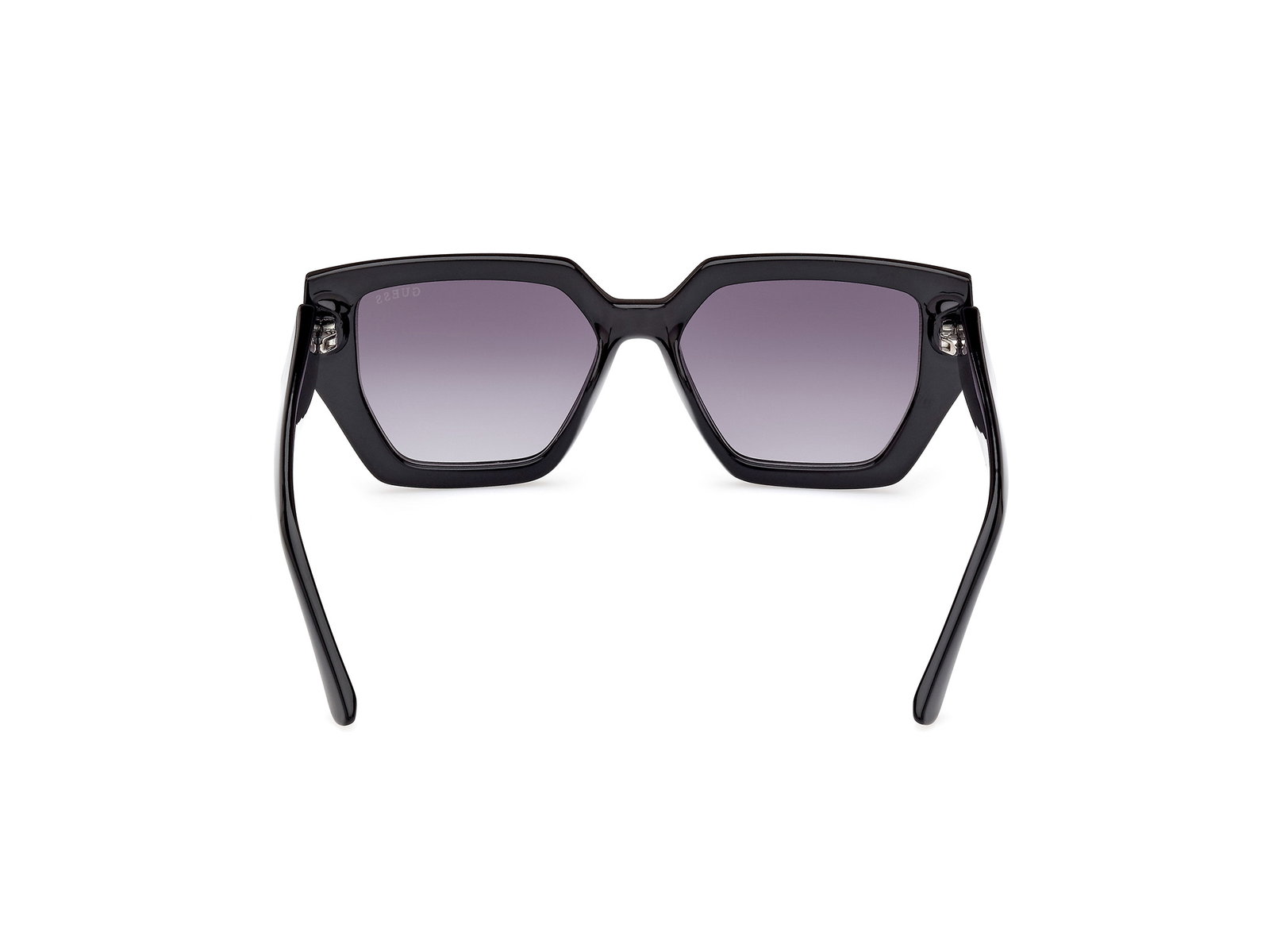 Das Bild zeigt die Sonnenbrille GU7896 01B von der Marke Guess in schwarz.