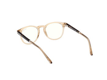 Das Bild zeigt die Korrektionsbrille FT5891-B 047 von der Marke Tom Ford in gold.