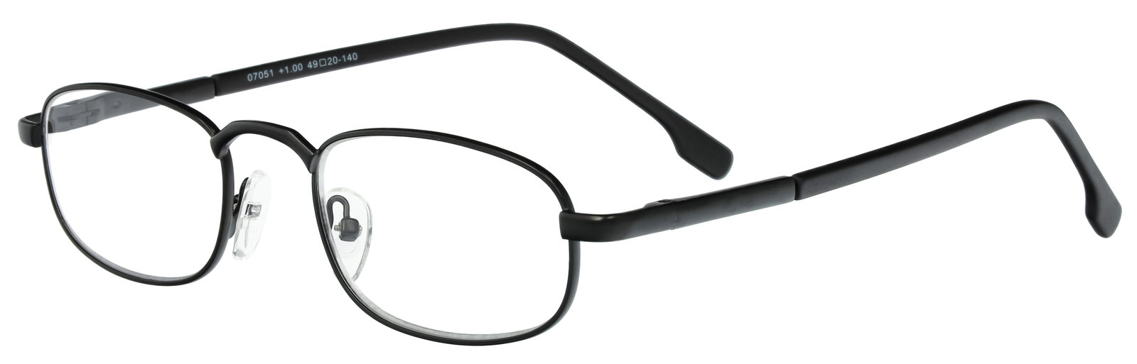 Fertiglesebrille 07051 in Mattschwarz