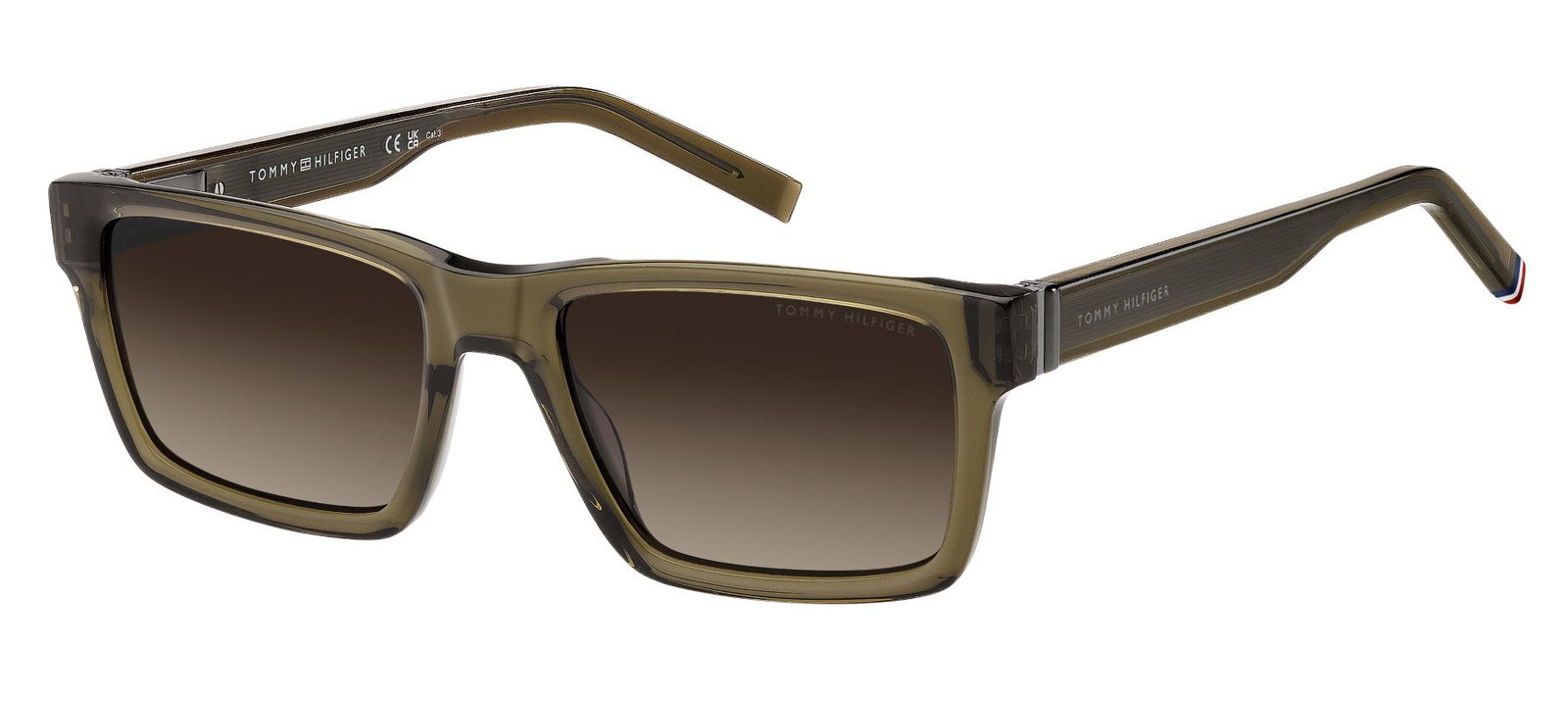 Zu sehen ist die Sonnenbrille 2087 von Tommy Hilfiger in der Farbe Braun.