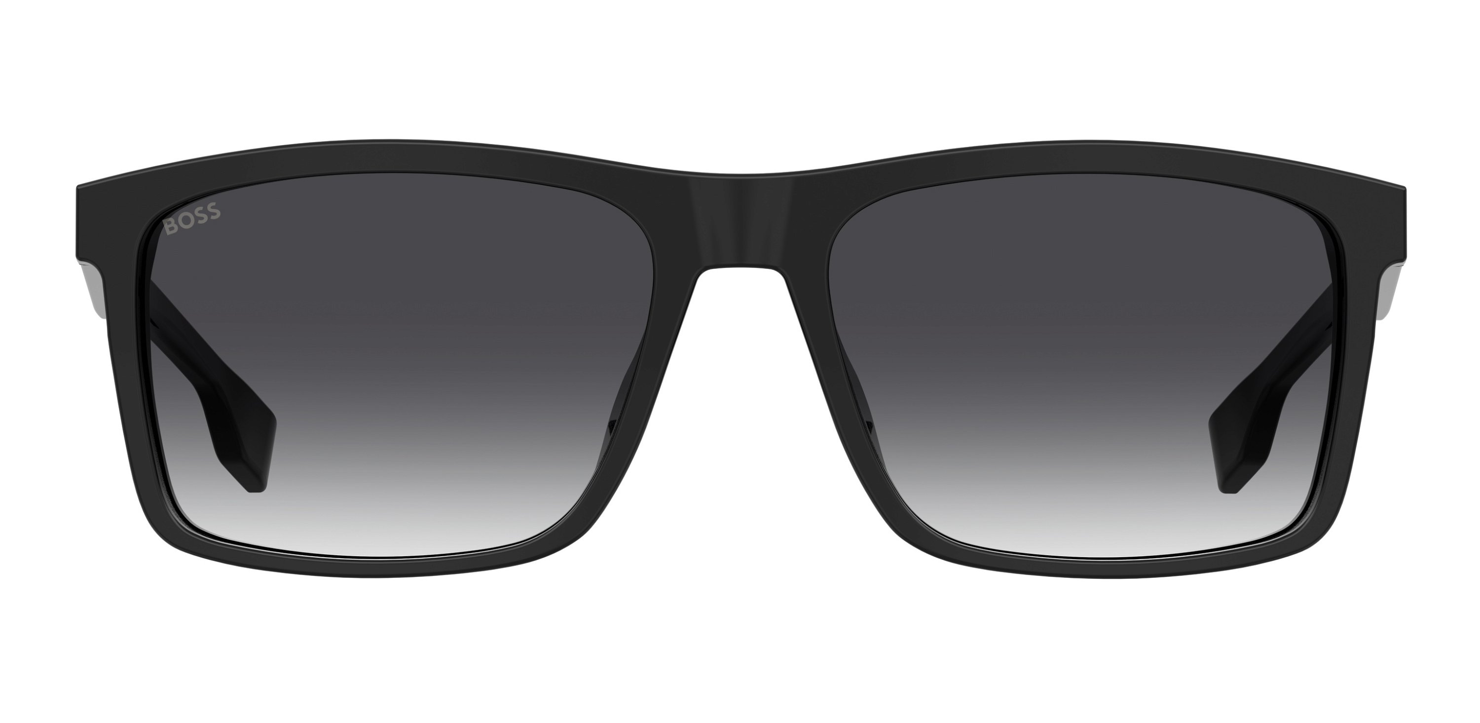 Das Bild zeigt die Sonnenbrille 1036S 807 von der Marke Boss in schwarz.