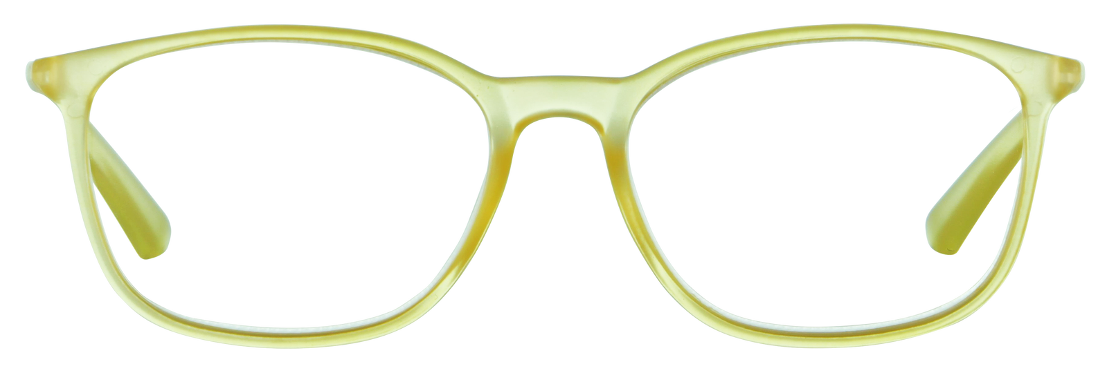 Das Bild zeigt die Fertiglesebrille 04682 von der Marke Abele Optik in gelb.