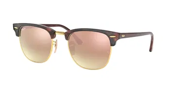 Das Bild zeigt die Sonnenbrille Clubmaster RB3016 990/70 von der Marke Ray-Ban in havanna.