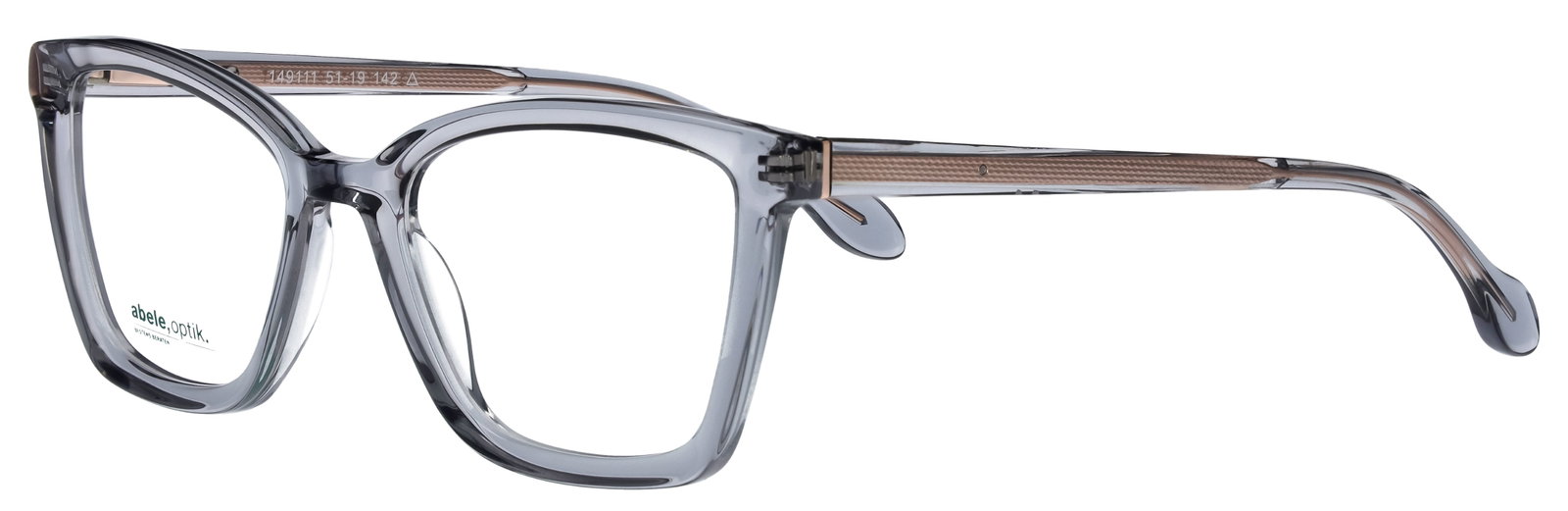 abele optik Brille für Damen in dunkelgrau transparent 149111
