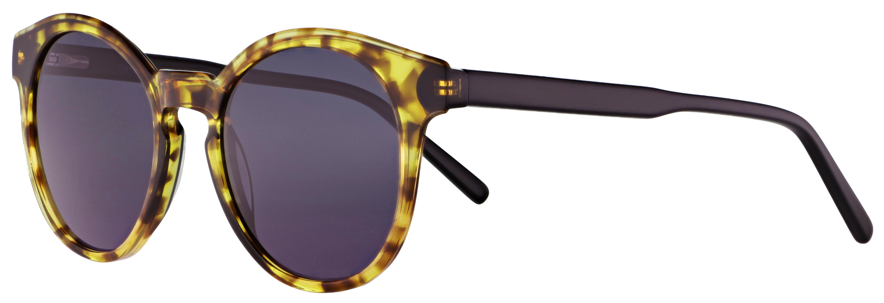 Das Bild zeigt die Sonnenbrille 718401 von der Marke Abele Optik in schwarz-braun.
