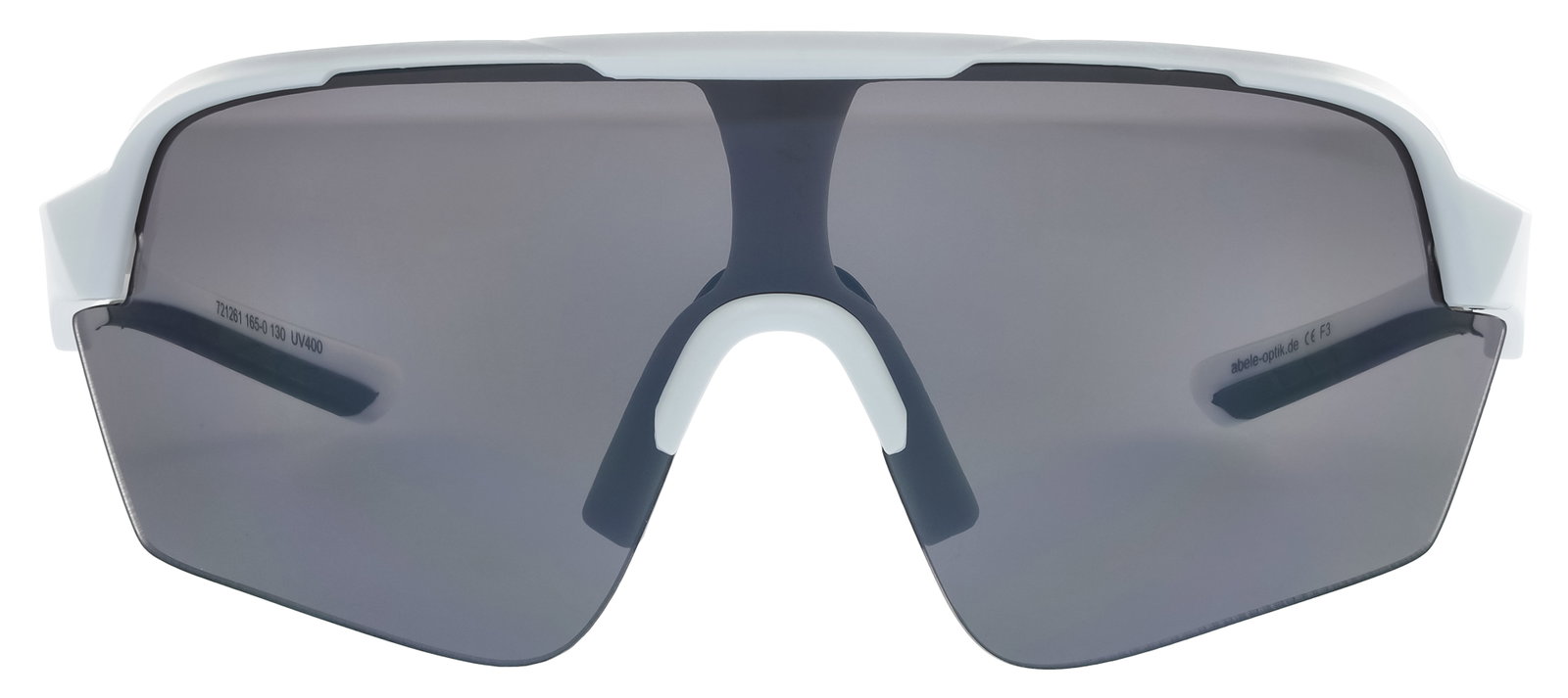 Das Bild zeigt die Sonnenbrille 721261 von der Marke Abele Optik in Weiß.