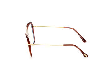 Das Bild zeigt die Korrektionsbrille FT5882-B 044 von der Marke Tom Ford in orange/gold.