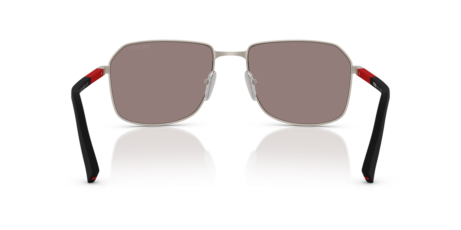 Auf diesem Bild sehen Sie die Sonnenbrille 0PS 1943 von Prada in der Farbe Silber.