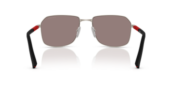 Auf diesem Bild sehen Sie die Sonnenbrille 0PS 1943 von Prada in der Farbe Silber.