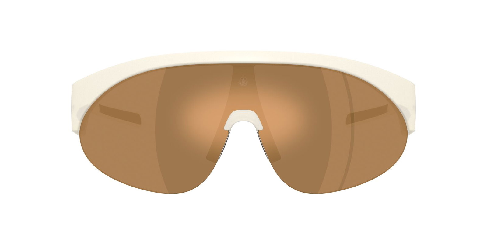 zu sehen ist die Sonnenbrille 8019U von Moncler in der Farbe weiß.