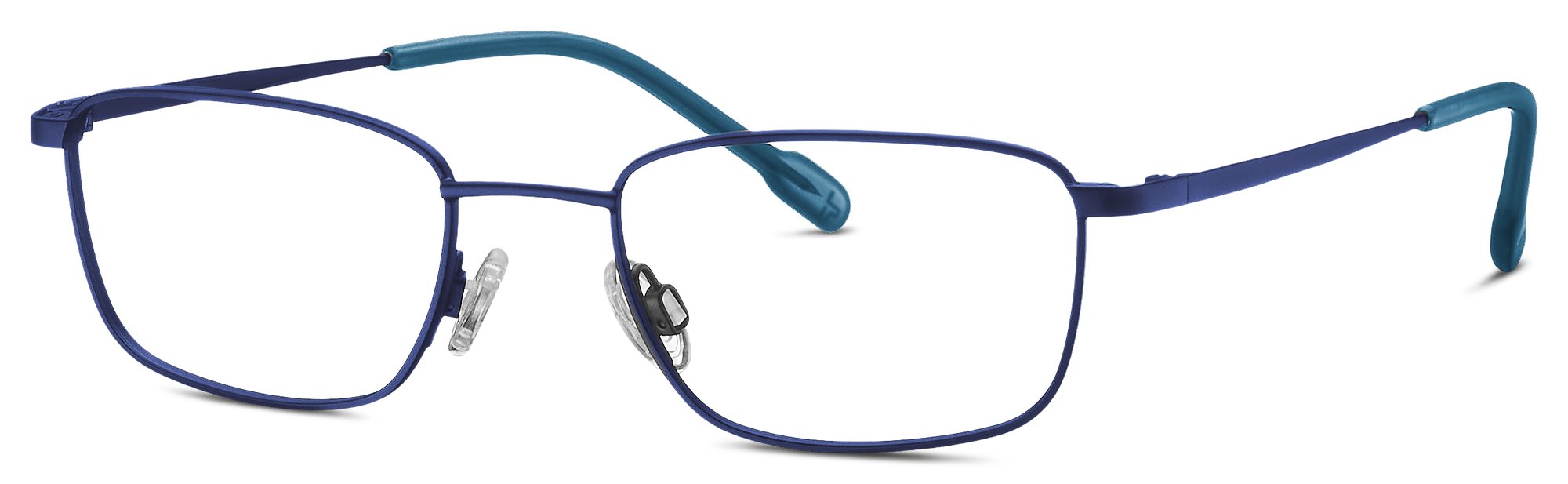 Das Bild zeigt die Korrektionsbrille 830128 77 von der Marke Titanflex Kids in blau.