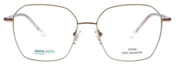Das Bild zeigt die Korrektionsbrille 147391 von der Marke Abele Optik in beige.