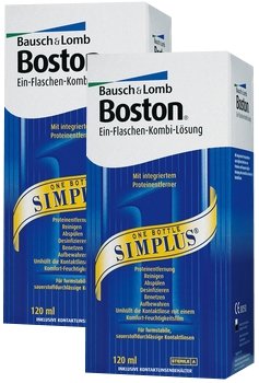 2 x Boston Simplus, Bausch & Lomb (2 x 120 ml)