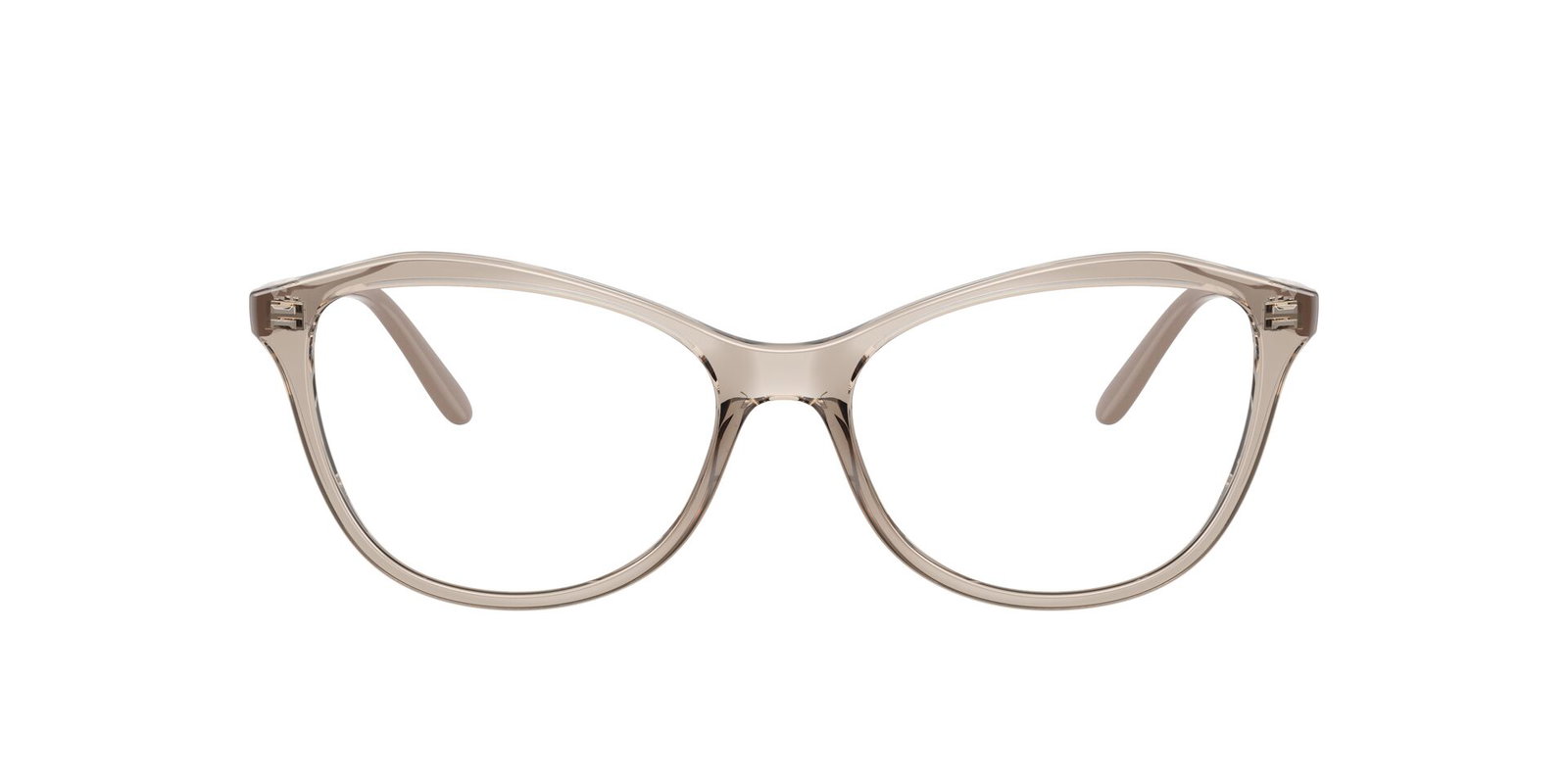 Auf diesem Bild sehen Sie die Korrektionsbrille 5602 von Vogue in der Farbe Transparent.