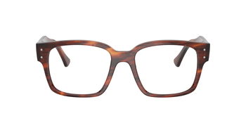 Das Bild zeigt die Korrektionsbrille RX7256 8315 von der Marke Ray-Ban in Havana gestreift.