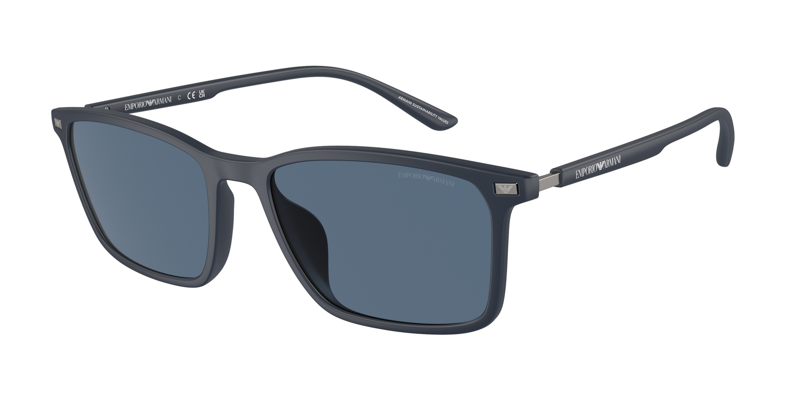 Das Bild zeigt die Sonnenbrille EA4223 508880 von der Marke Emporio Armani in blau.
