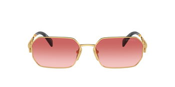 Das Bild zeigt die Sonnenbrille 0PR A51S 5AK40C  von der Marke Prada in Gold.