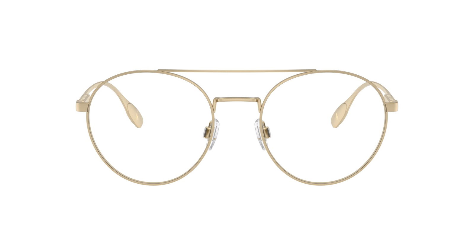 Das Bild zeigt die Korrektionsbrille 1234 von der Marke Polo in Gold.