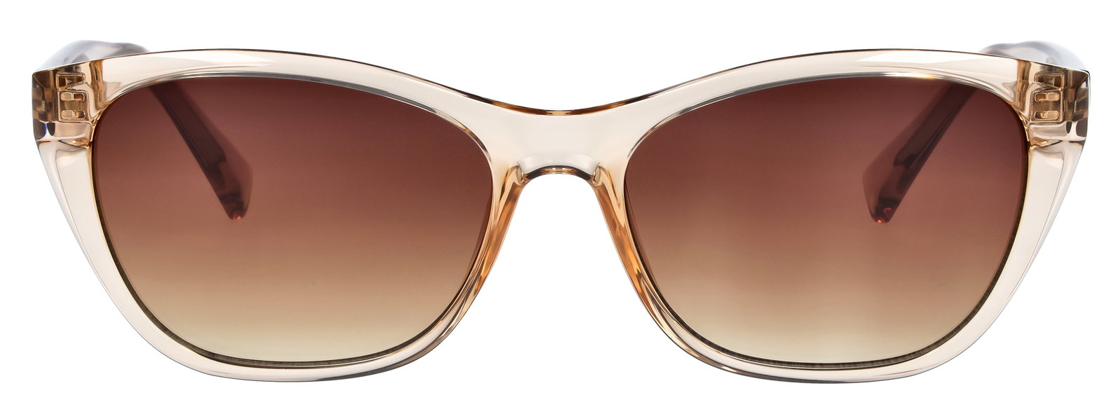 Das Bild zeigt die Sonnenbrille 721271 von der Marke Abele Optik in beige transparent.