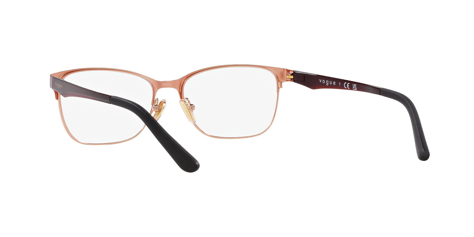 Auf diesem Bild sehen Sie die Korrektionsbrille 3940 von Vogue in der Farbe Braun.